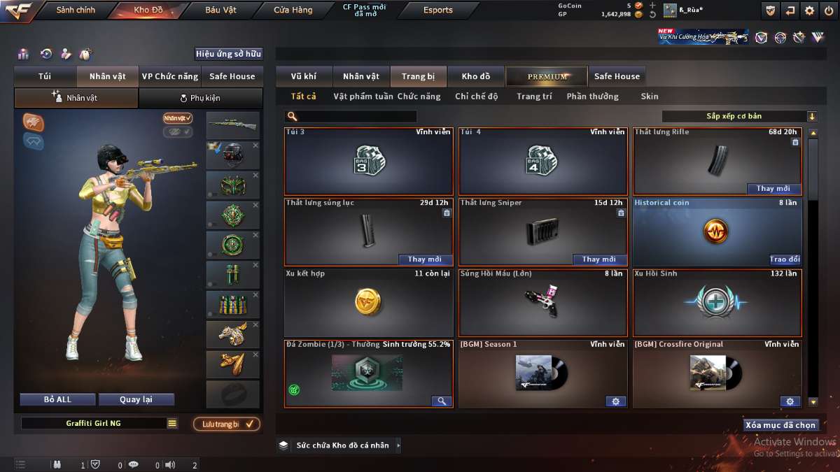 shop acc cf uy tin gia re